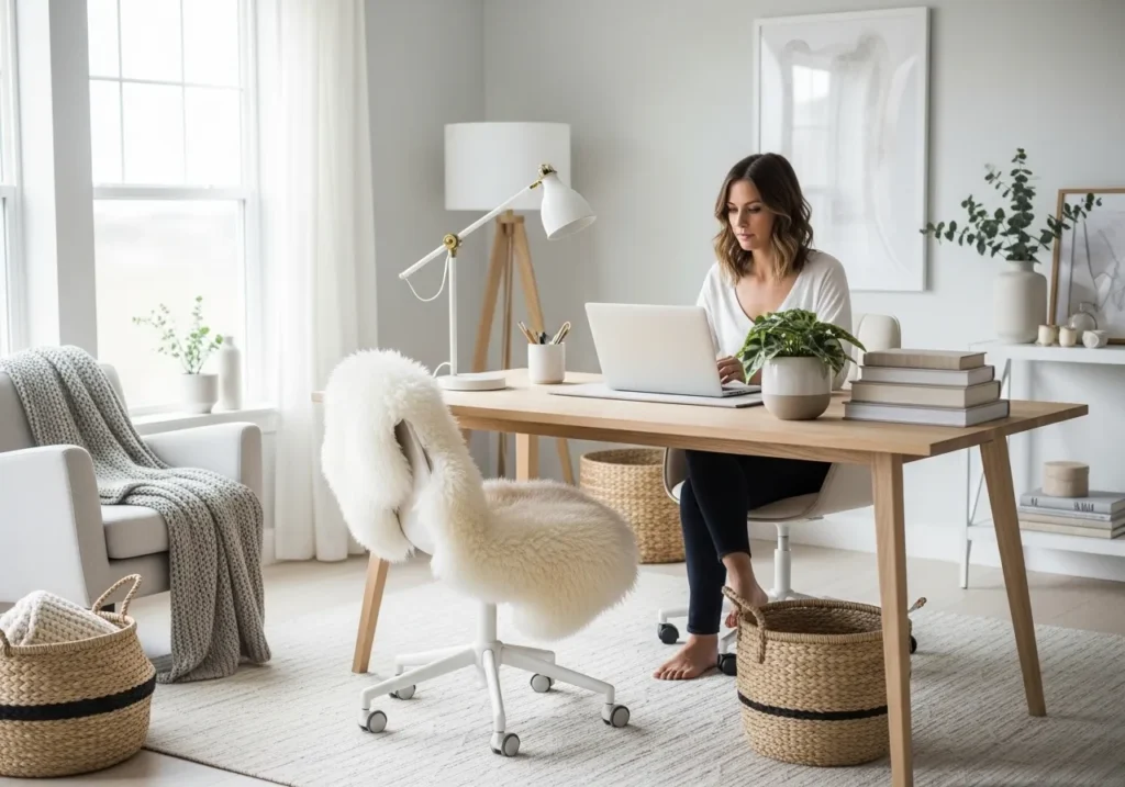 Scandinavian Inspired Office