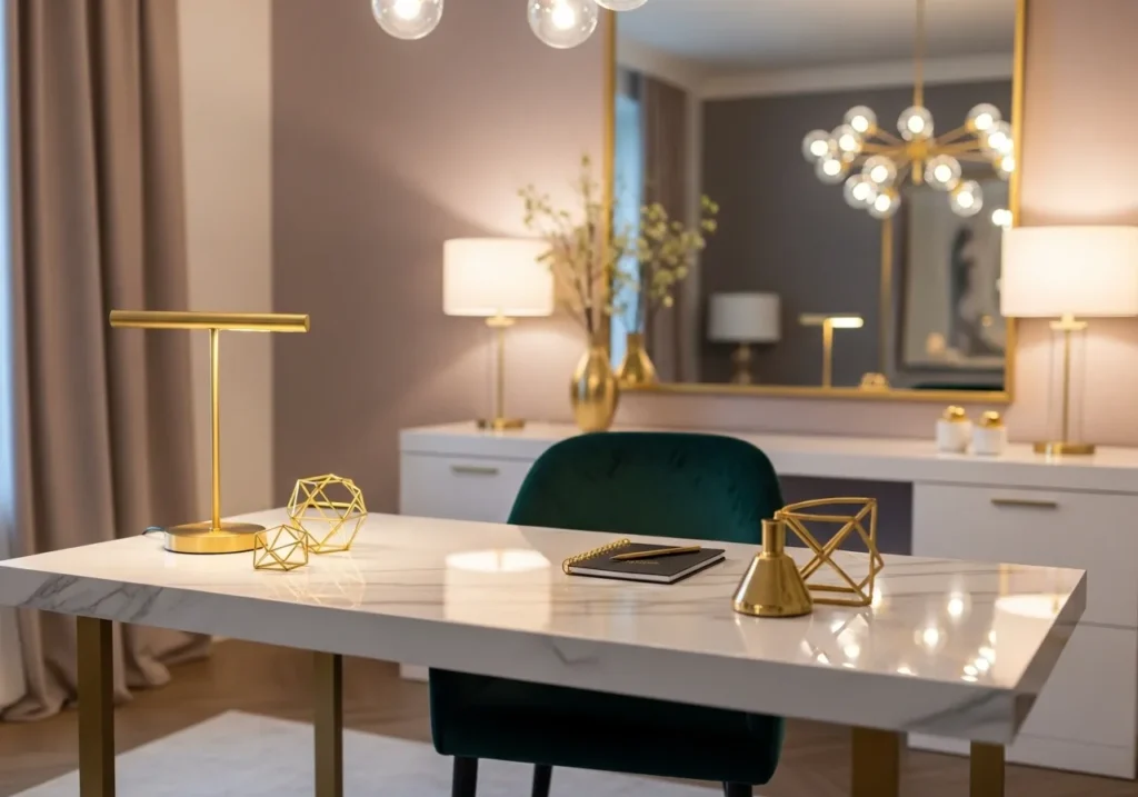 Luxury Glam Office Style