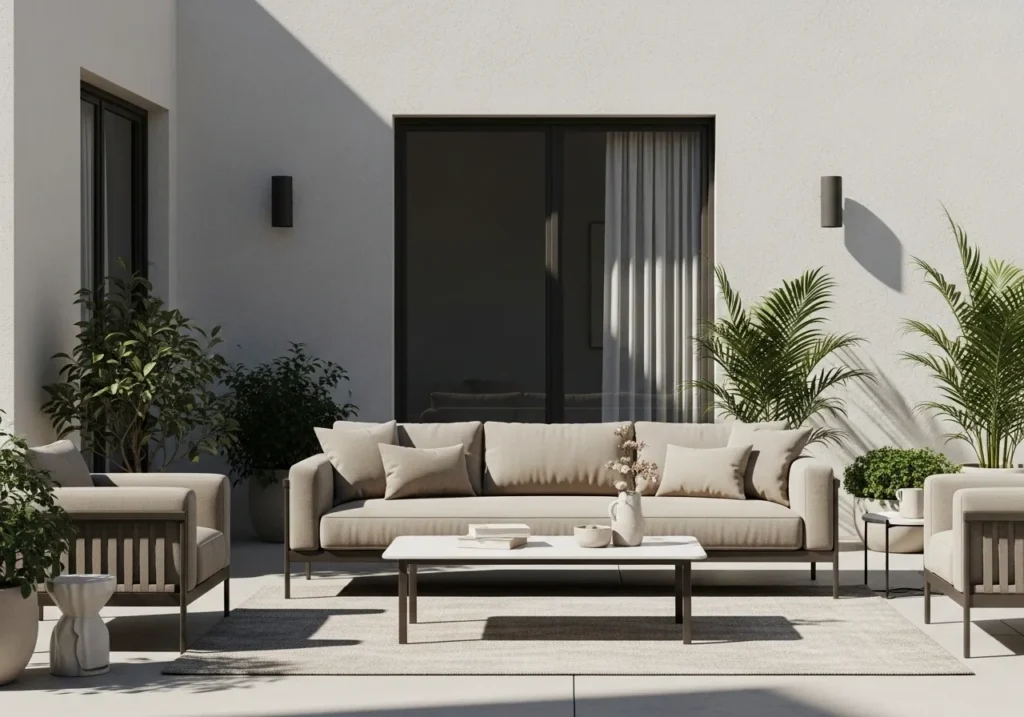 Minimalist Neutral Lounge Set