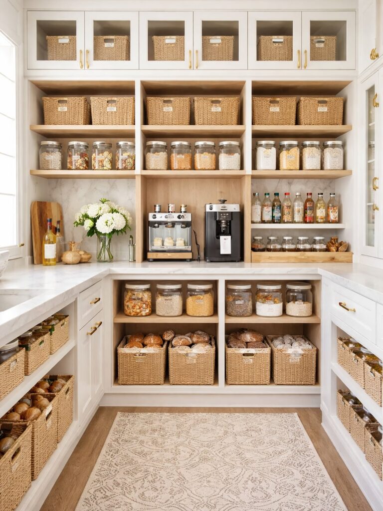 organized pantry clear storage containers
