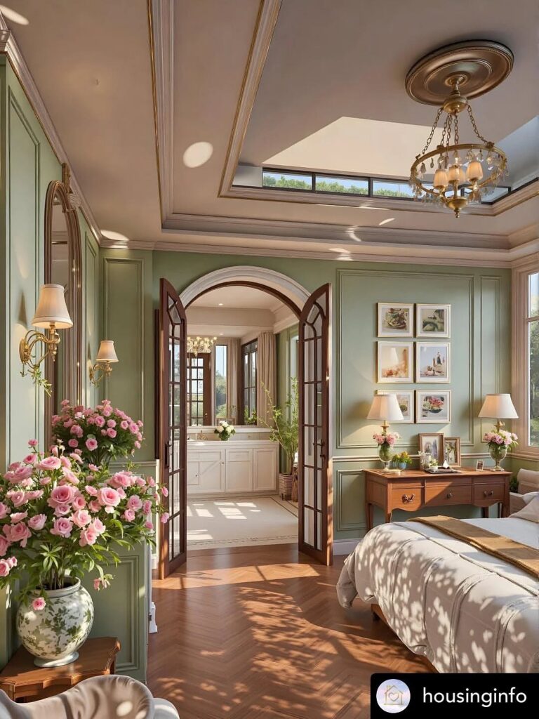 dark moody powder room paint