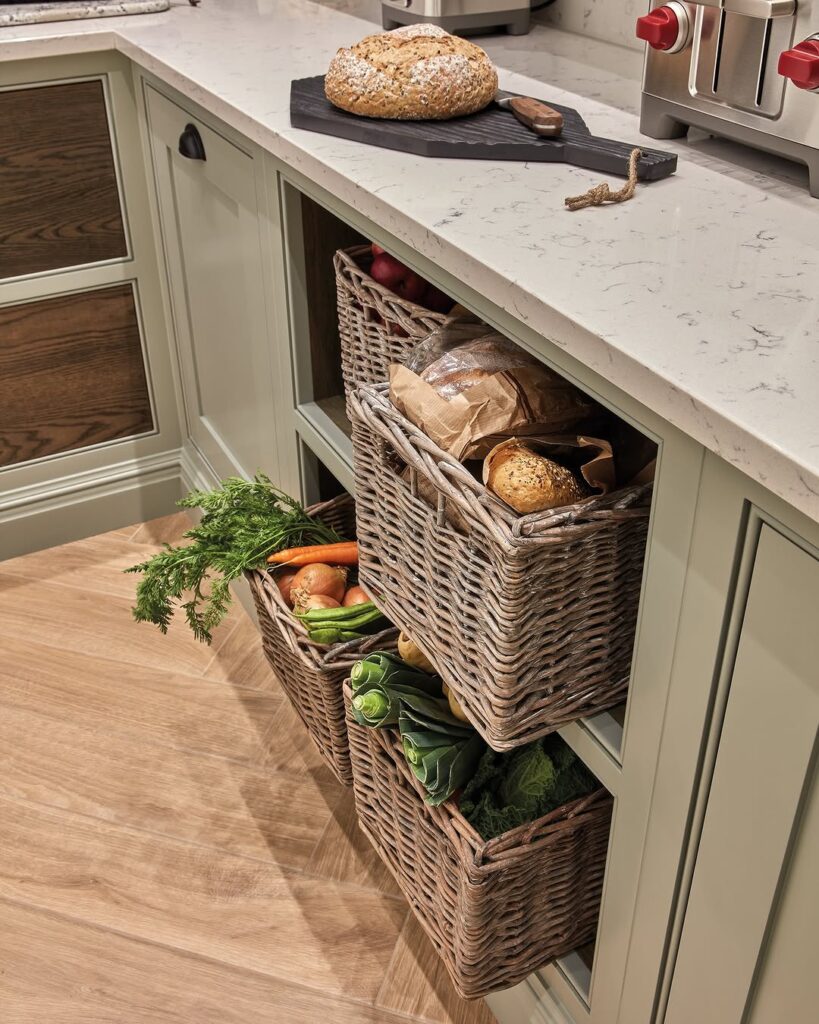 under shelf pantry baskets