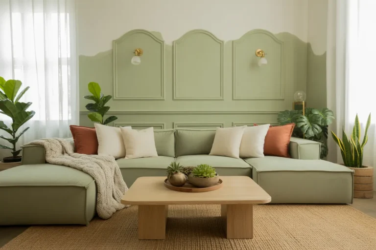 Sage Green Living Room Decorating Ideas