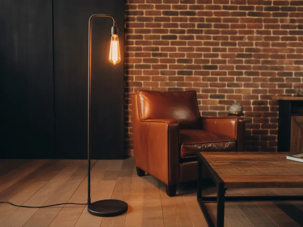 Industrial Metal Floor Lamp for Urban Character