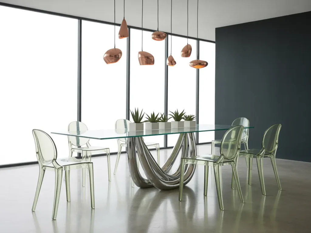 Sleek Glass & Acrylic