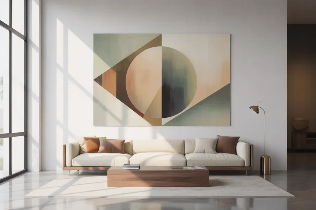 Geometric Canvas Art for Modern Style