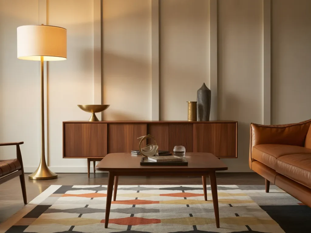 Mid-Century Modern Floor Lamp for Retro Charm