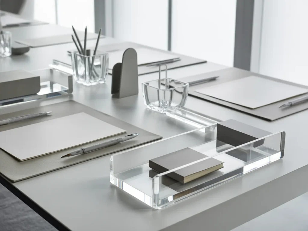 Acrylic Desk Accessories Look