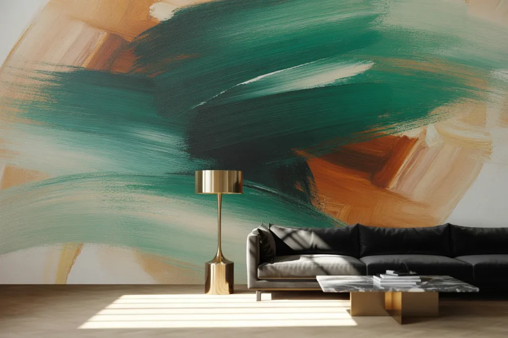 Oversized Abstract Canvas Statement Piece