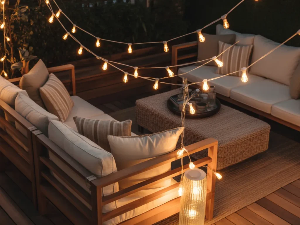 String Light Patio Magic