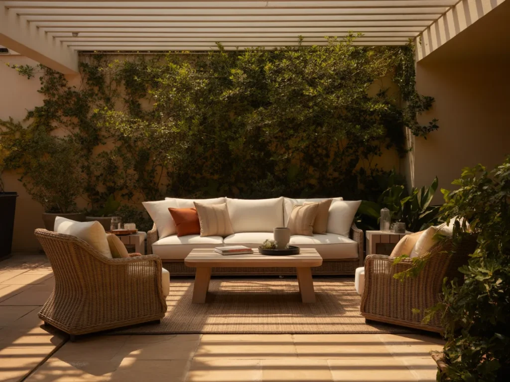 Outdoor Living Room Layout Concept