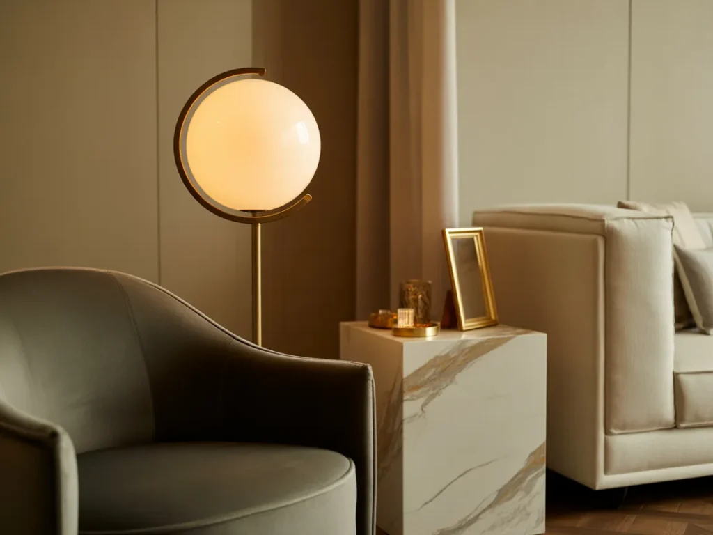 Globe Floor Lamp for Contemporary Elegance
