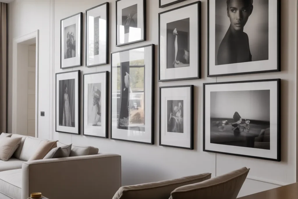 Black and White Photography Gallery Wall