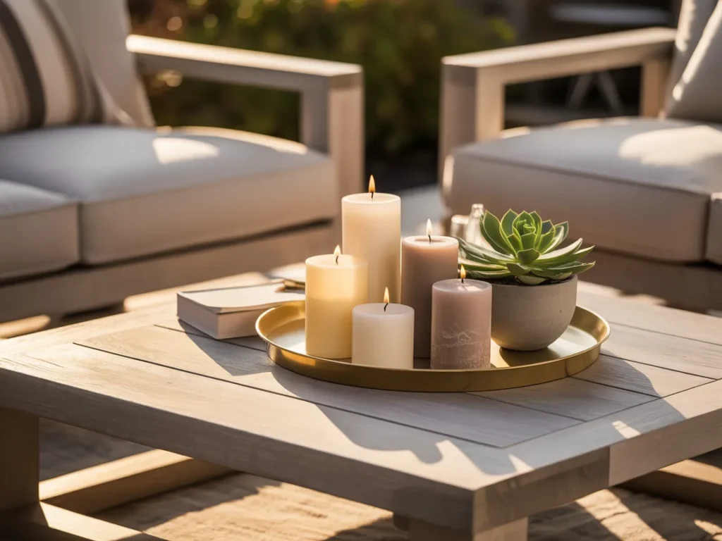 Coffee Table Styling for Outdoor Spaces