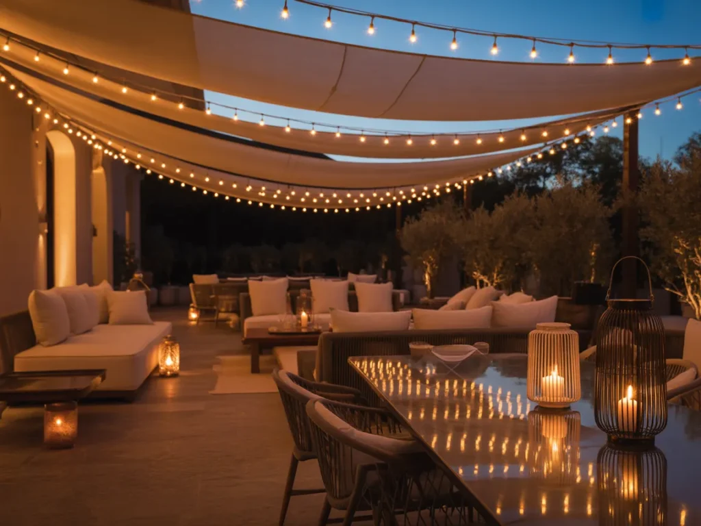 Layered Outdoor Lighting Ambiance