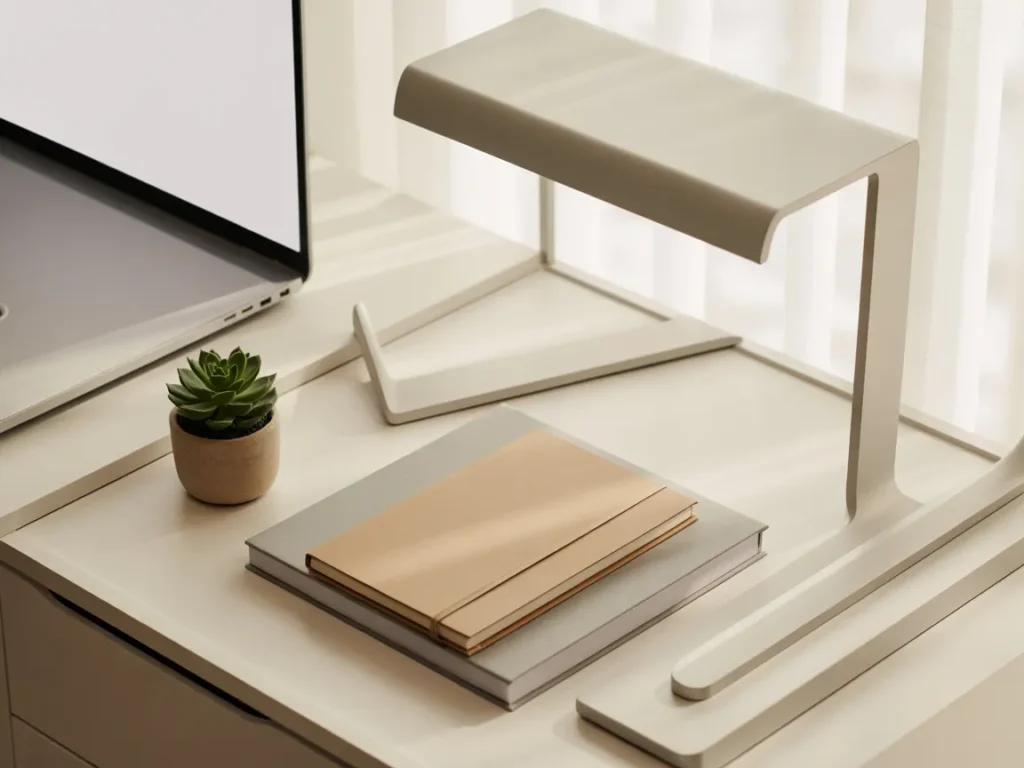 Clean Productivity Desk Setup