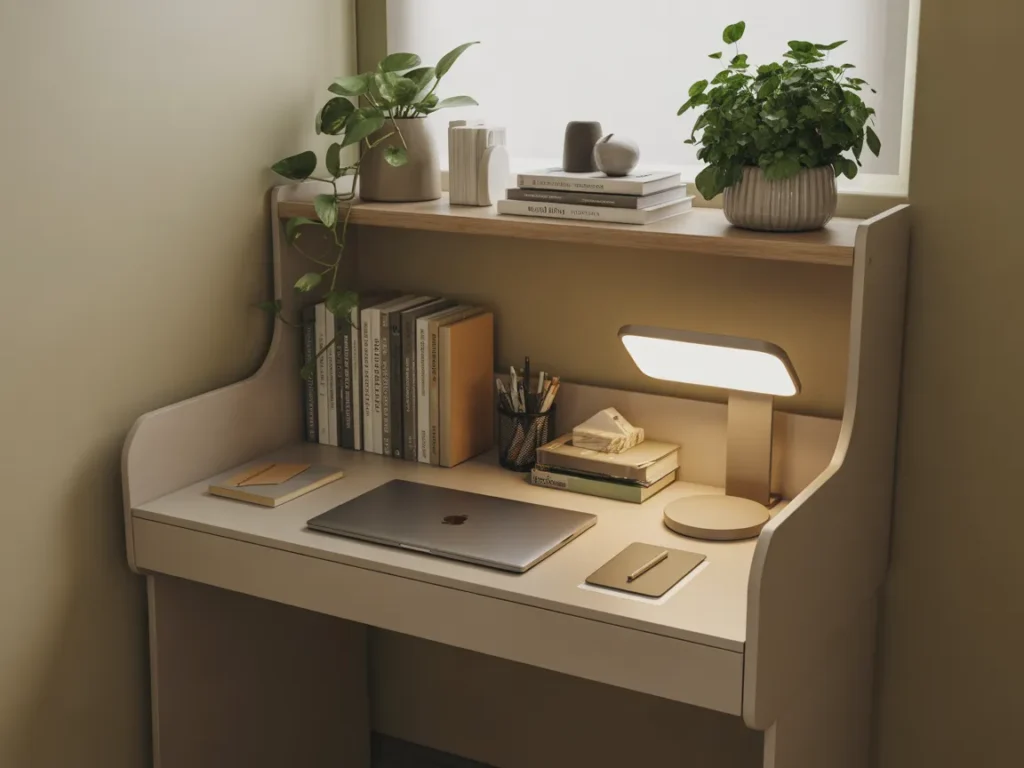 Compact Apartment Desk Setup