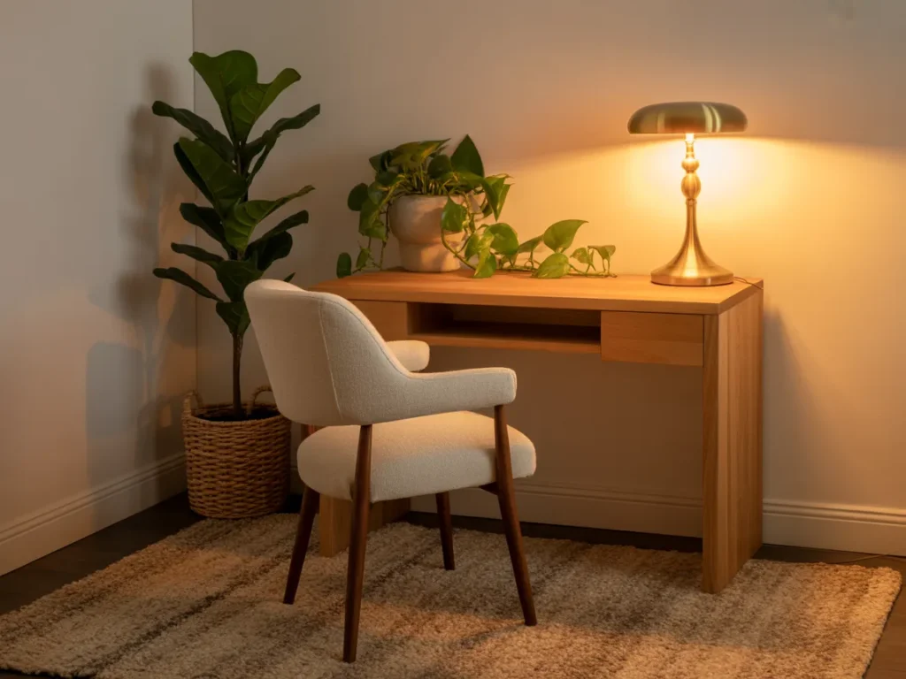 Cozy Corner with Warm Lighting