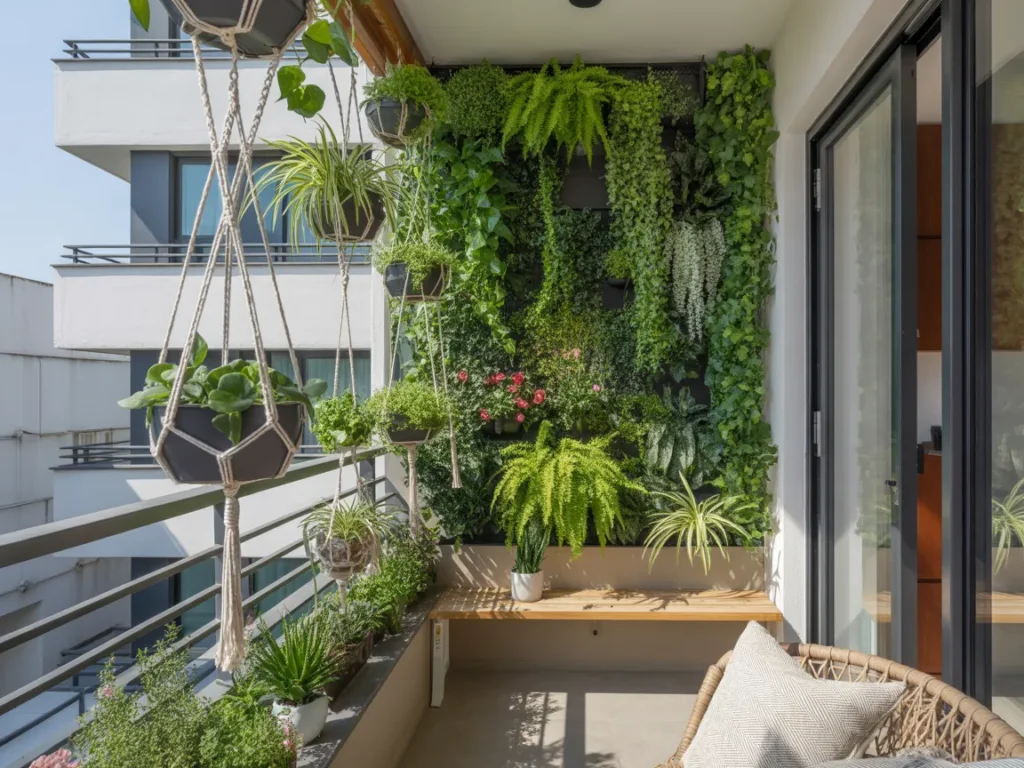 Vertical Garden to Save Floor Space