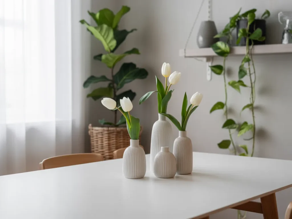 Monochromatic Vase Trio