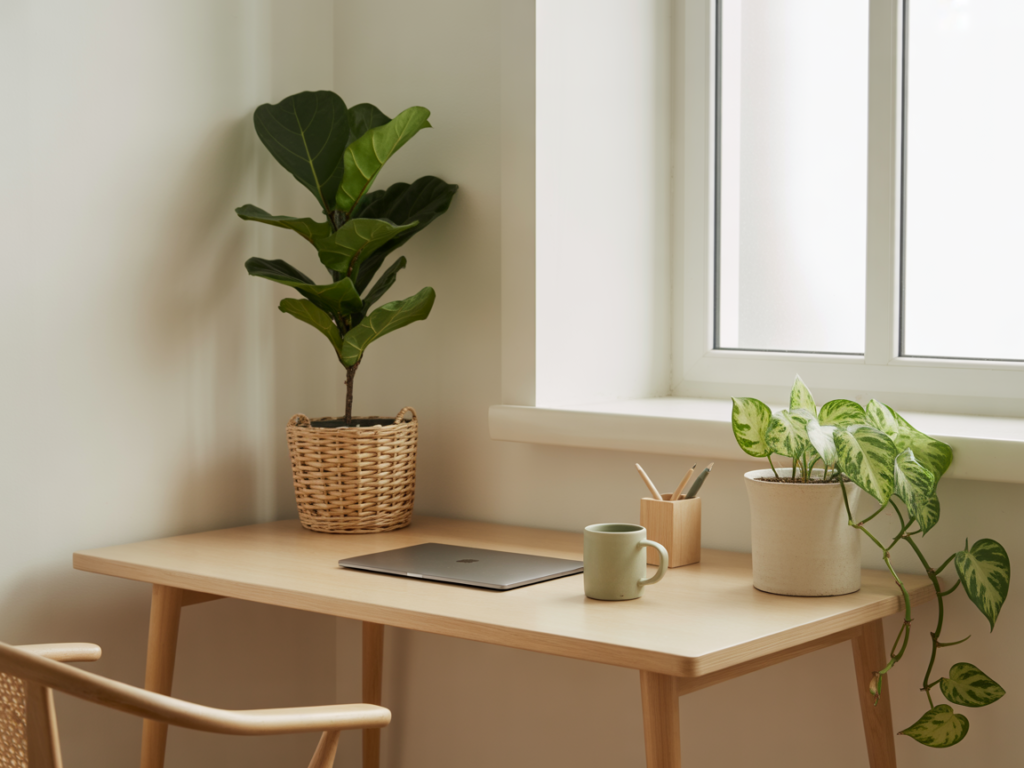 Scandinavian Style Corner Office