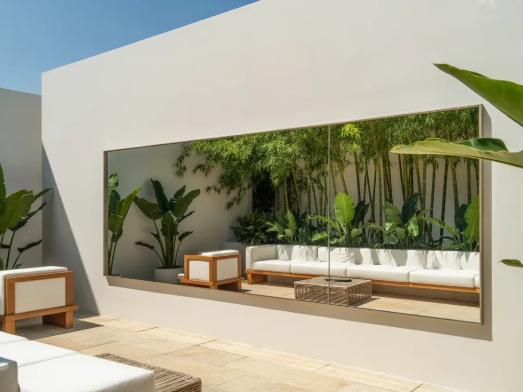 Outdoor Mirror Illusion