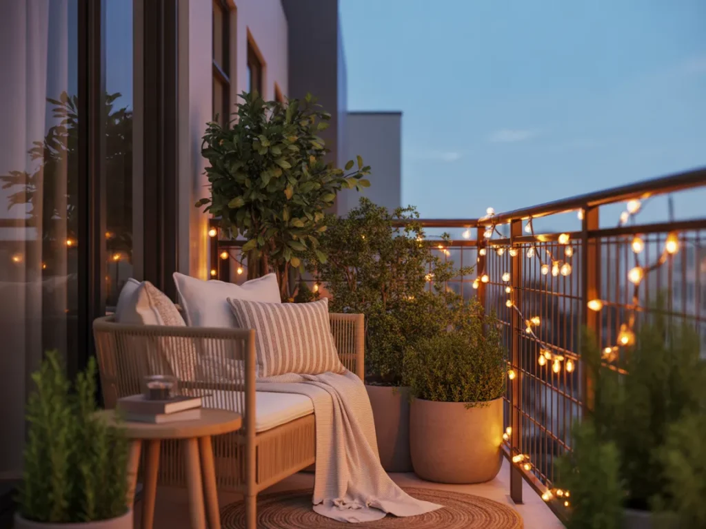 Hanging String Lights for Ambiance