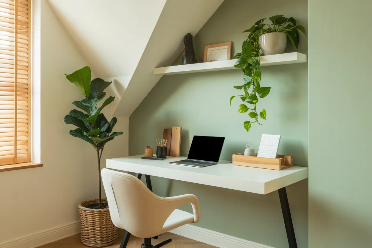 Corner Home Office Ideas