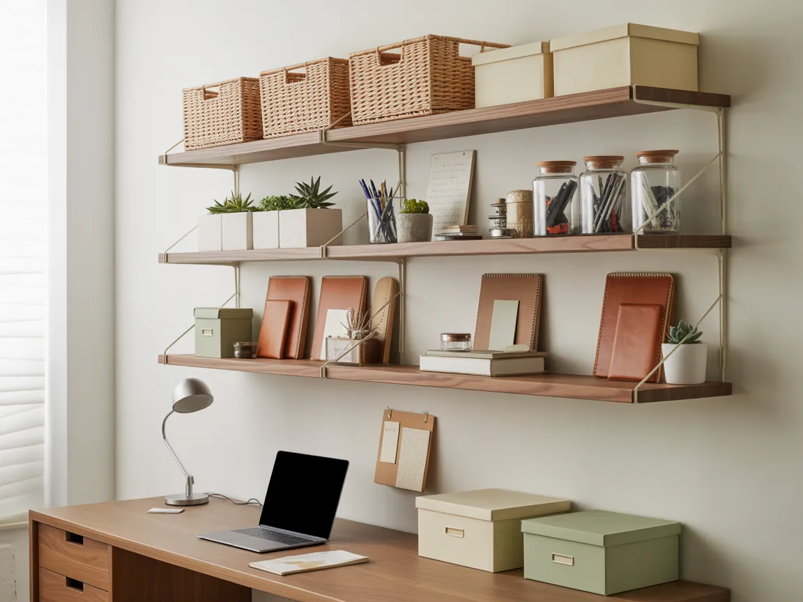 Home Office Shelf Ideas for Storage