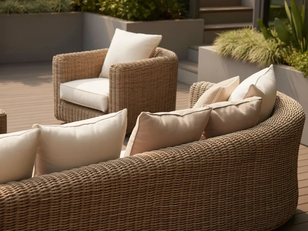 Wicker Furniture Texture