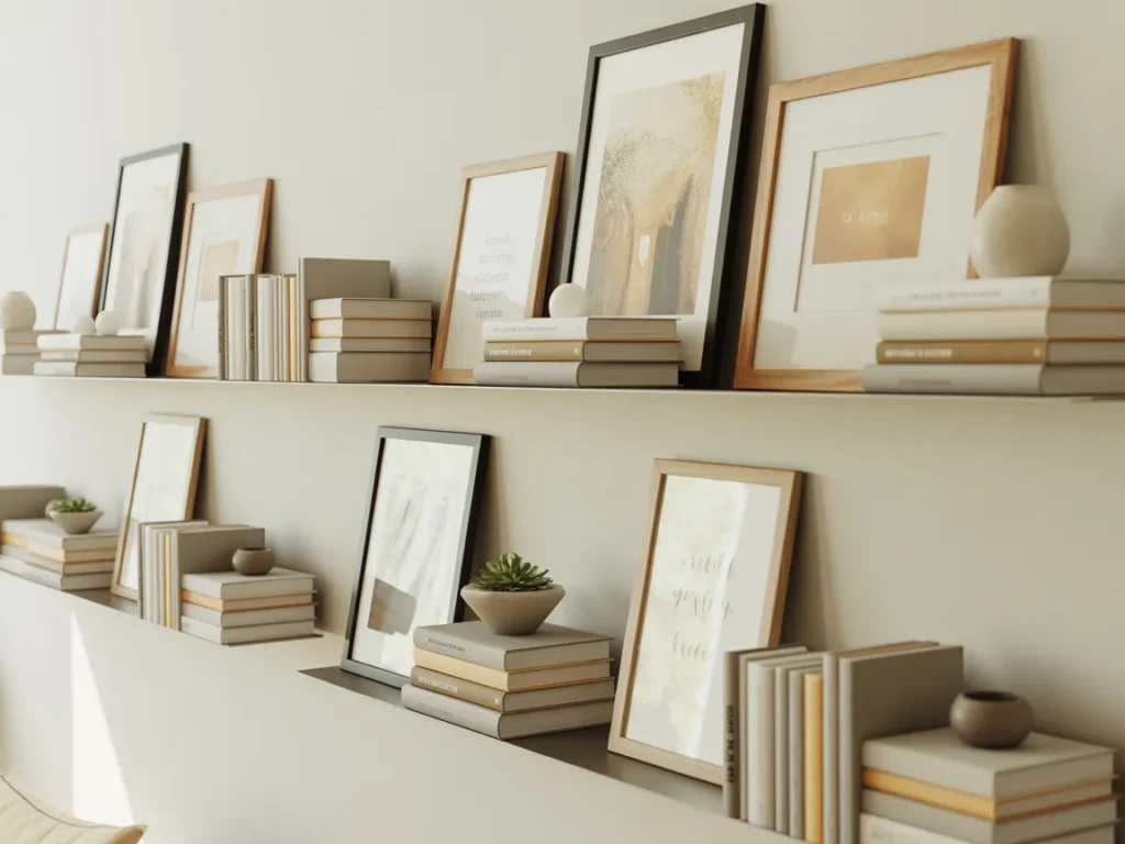 Gallery Style Shelf Display