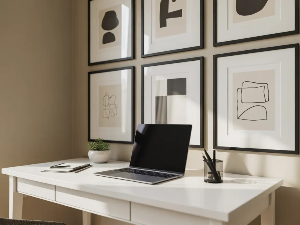 DIY Gallery Wall Office