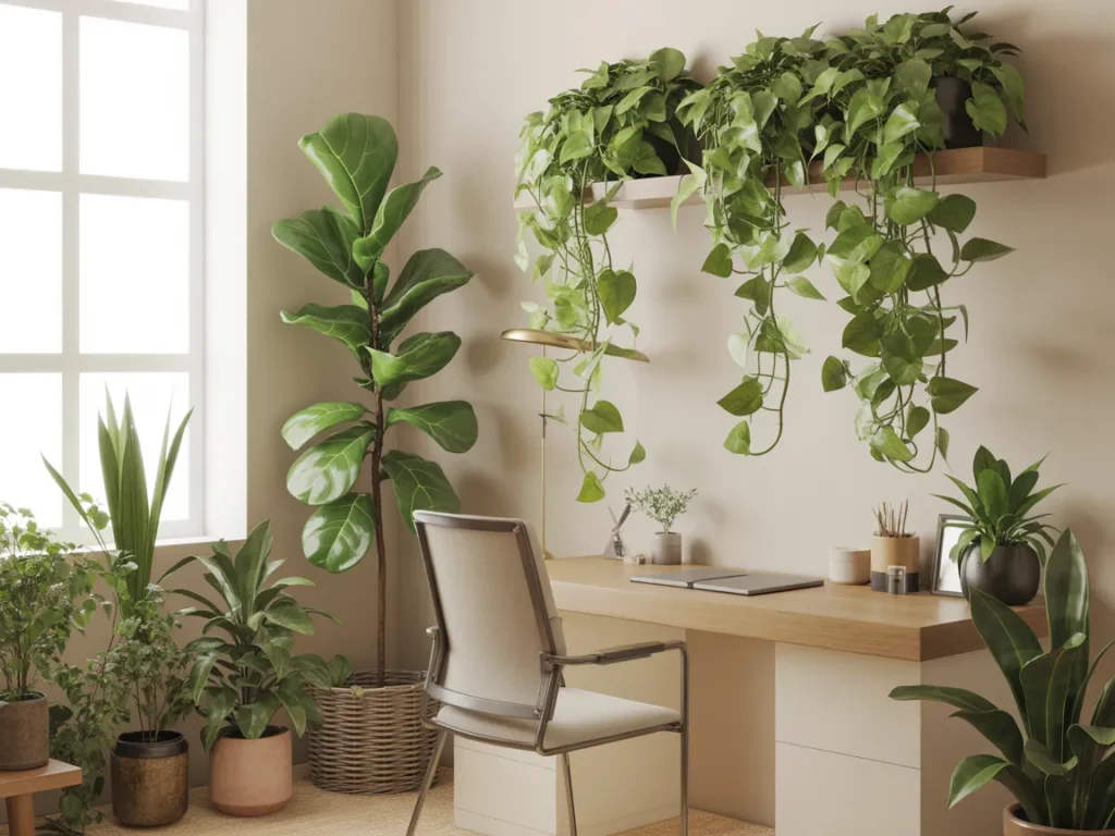 Greenery Inspired Productivity Space