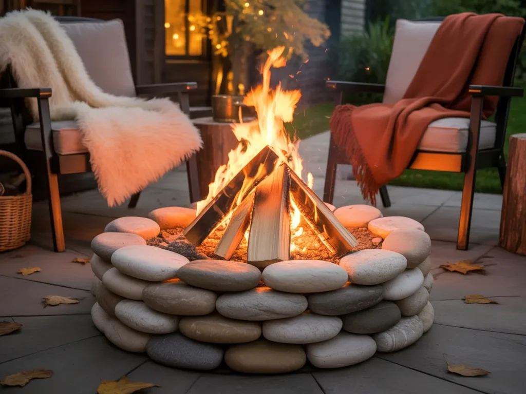 DIY Fire Pit Corner