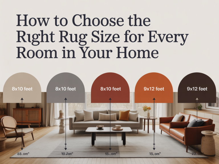 How to Choose the Right Rug Size for Every Room in Your Home