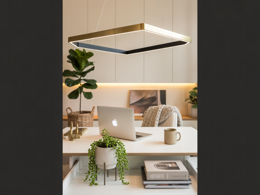 Statement Lighting Workspace