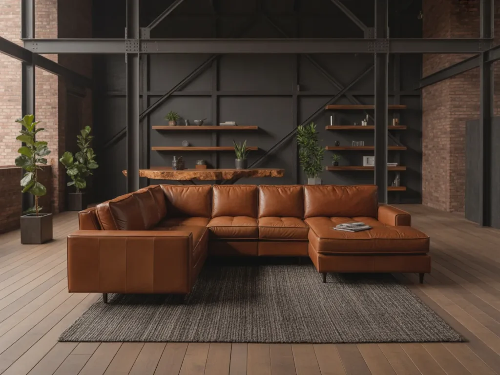 Leather Sectional Sofa