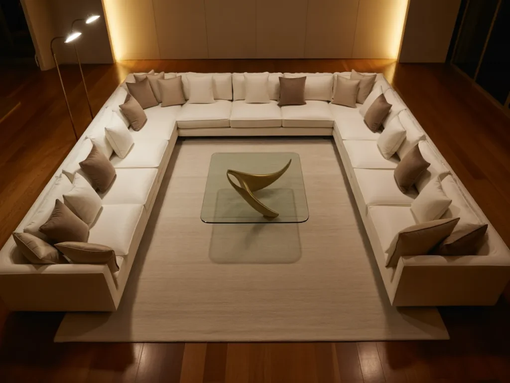 U-Shaped Sectional Sofa
