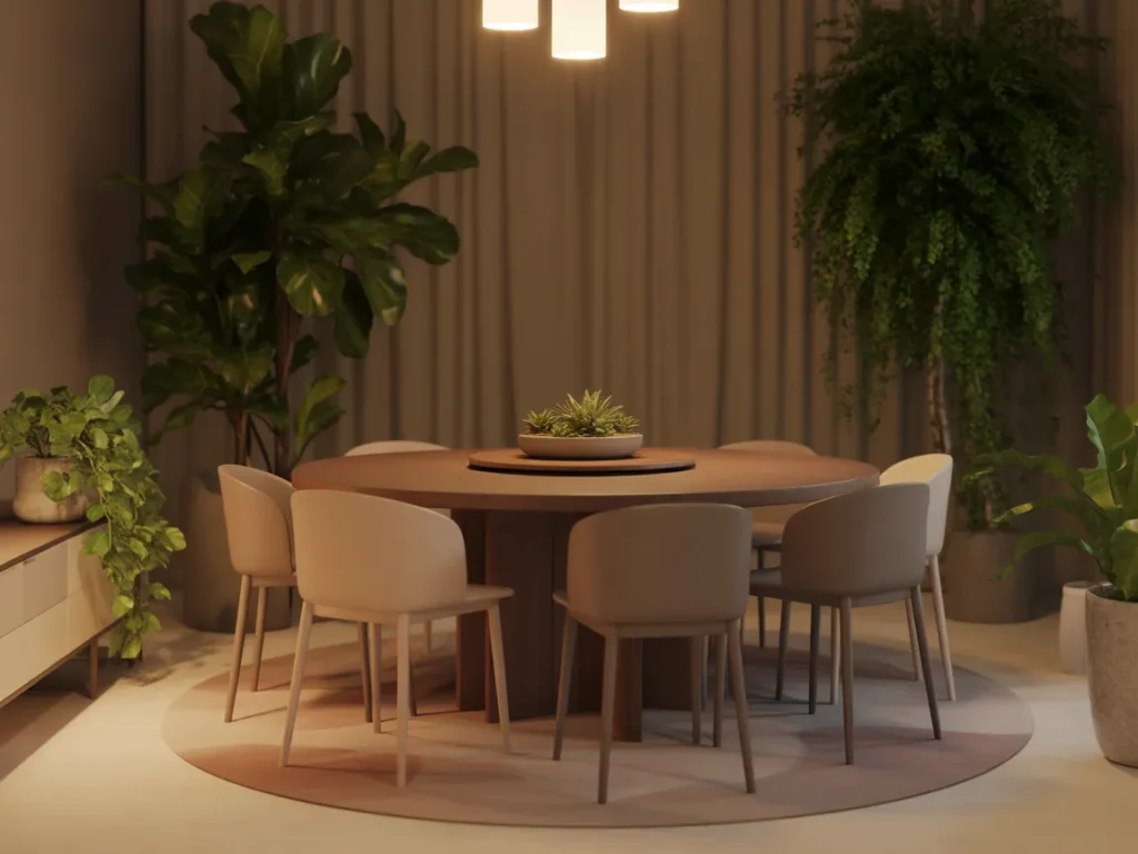 Round Rug for Round Dining Table