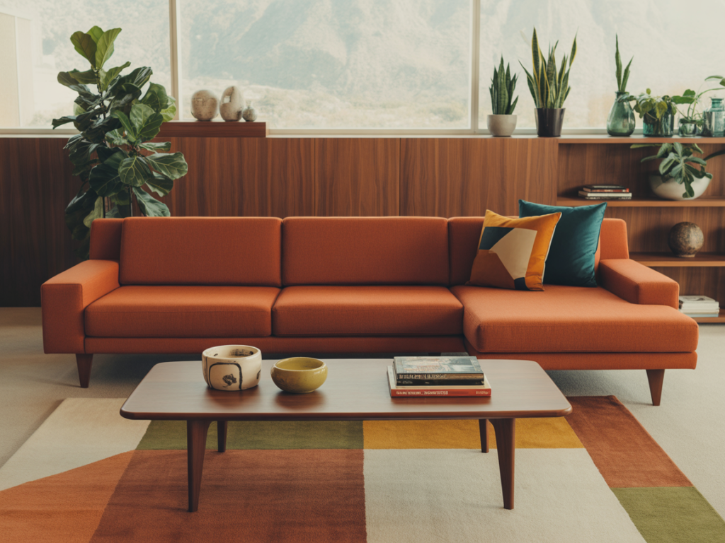 Mid-Century Sectional Sofa