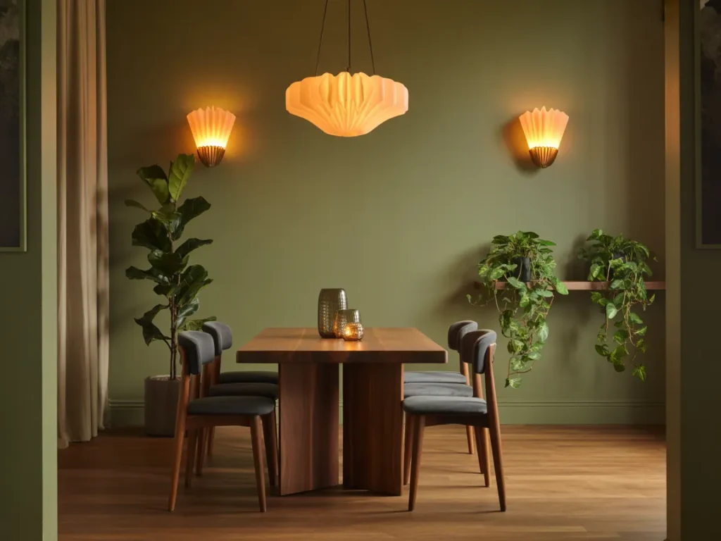 Layered Lighting with Wall Sconces