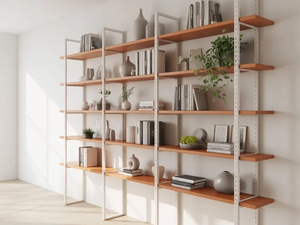 Adjustable Shelves Provide Flexible Storage Options 
