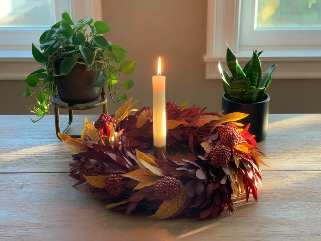 Seasonal Flower Wreath