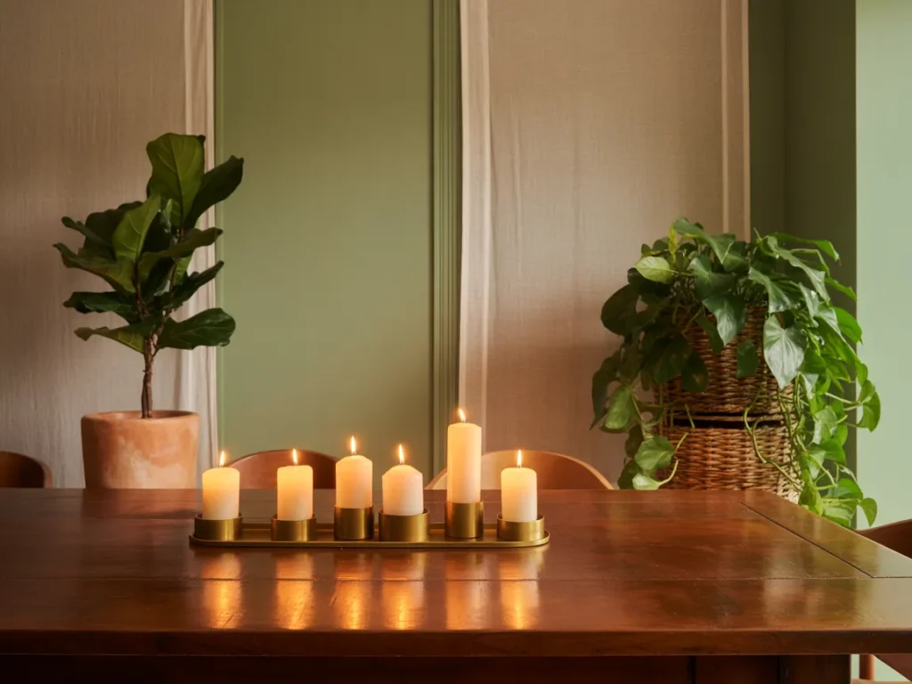 Candlelit Dining Atmosphere