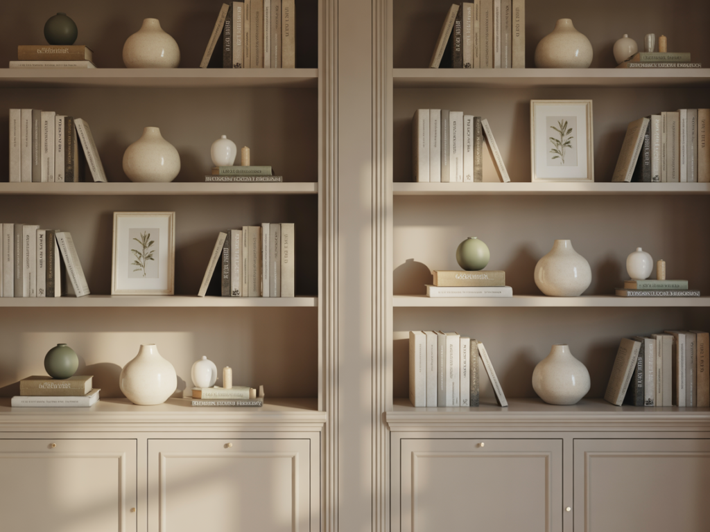 Symmetrical Shelves for Balanced Workspace