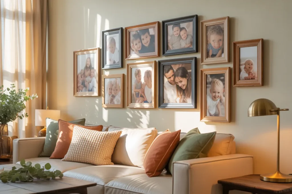 Personalized Family Photo Canvas Display