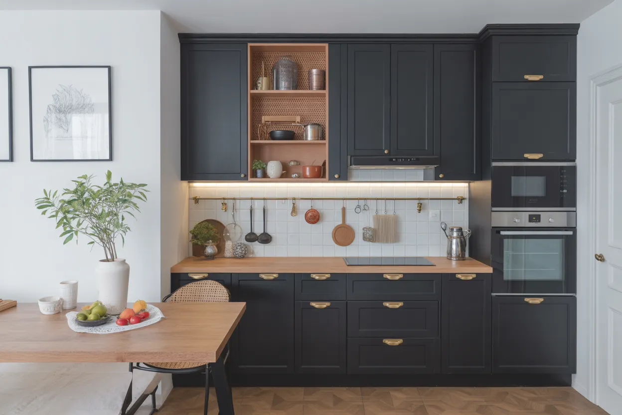 Black Kitchen Cabinet Ideas