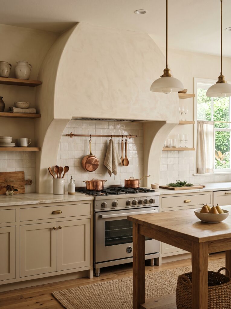 Arched Plaster Hood Design