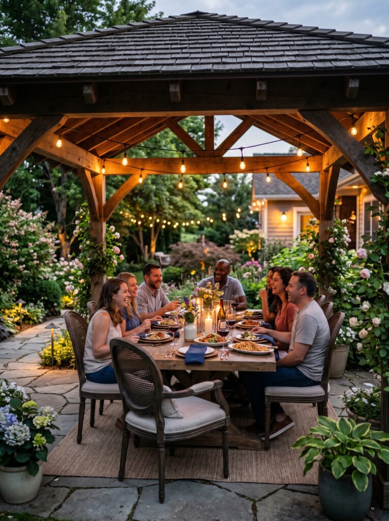 Pavilion with Dining Area