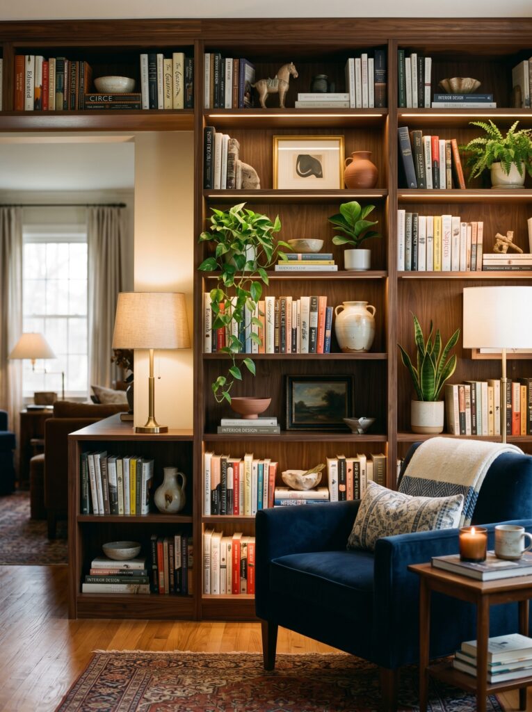  Styling Shelves with Decor and Books